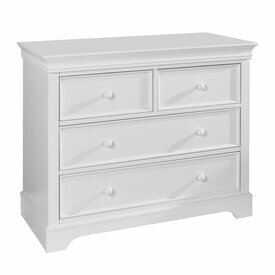 Commode 4 tiroirs Lila Blanc