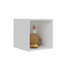 Casier de rangement 1 case Timeus - Blanc