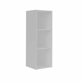 Casier de rangement 3 cases vide Timeus - Gris