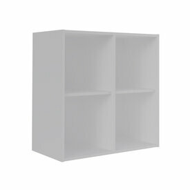 Casier de rangement 4 cases Timeus - Blanc