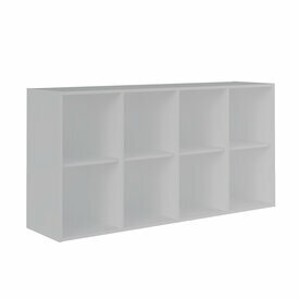 Casier de rangement 8 cases Timeus - Blanc