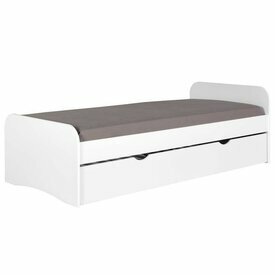 Pack lit gigogne avec 2 matelas Thas Blanc