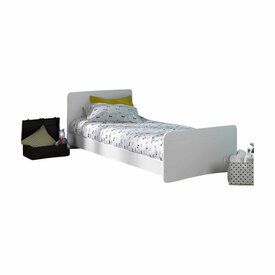 Pack lit avec matelas Spike blanc