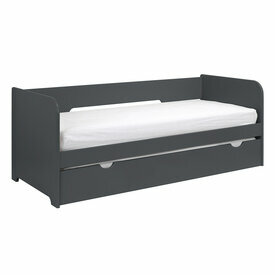 Pack lit gigogne avec 2 matelas Java gris