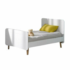 Lit volutif avec pieds Spike Blanc