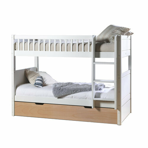 Lit superpos avec sommier gigogne Victoria 90x190 cm