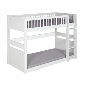 Pack lit superpos Montessori avec 2 matelas Victoria blanc