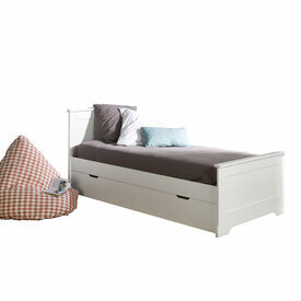 Pack lit gigogne avec 2 matelas Lila vue de trois-quarts