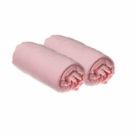 2 Draps-housse volutif Dulce Rose