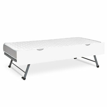 Pack sommier gigogne, façade et matelas Strata
