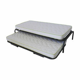 Pack lit gigogne avec 2 matelas Strata - Ouvert