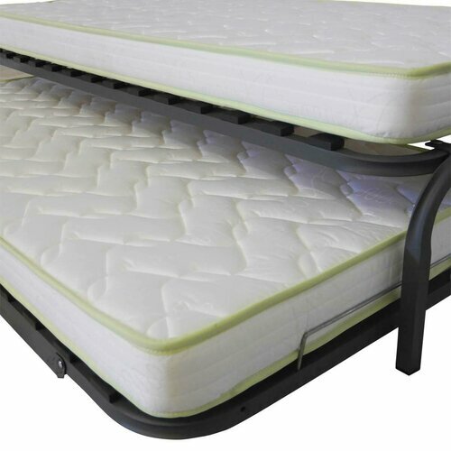 Dtail Pack lit gigogne avec 2 matelas Strata