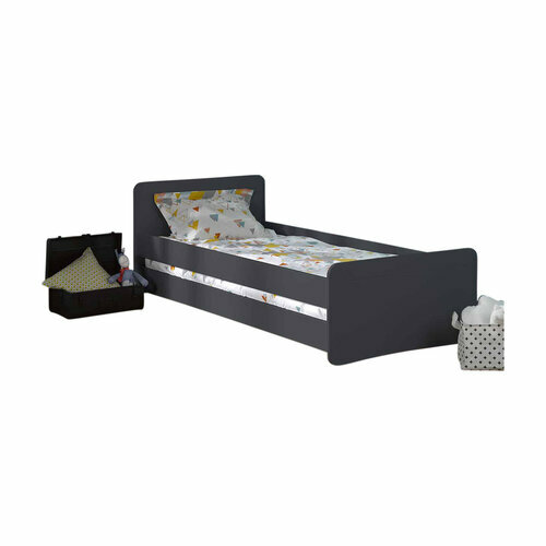 Lit enfant avec barrires Spike Gris