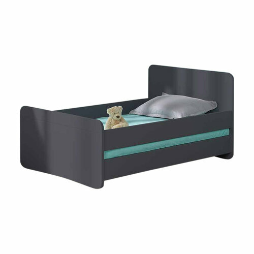 Lit enfant volutif avec barrires Spike Gris