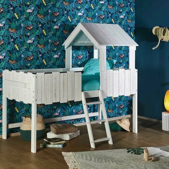 Lit cabane mi-hauteur Donnie