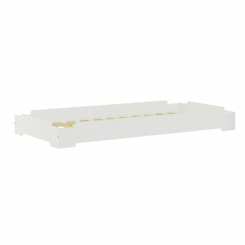 Lit empilable Stack Blanc - Vue sommier