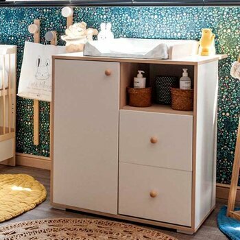 Mod. Tesoro Table à Langer Bain de Bébé Commode pour Nouveau-Né Enfance  Mobile