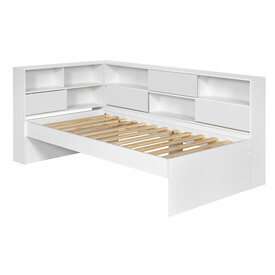 Lit cosy gigogne Play Blanc sans matelas