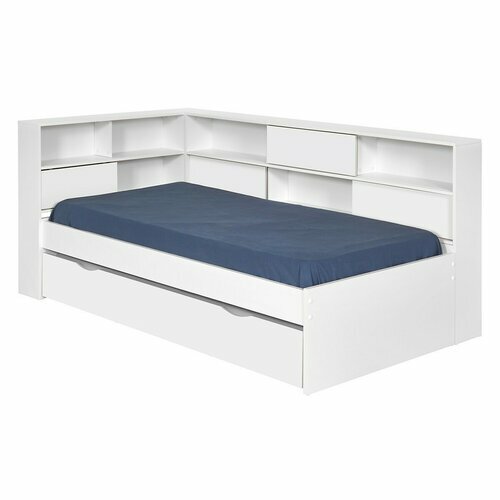 Pack lit cosy gigogne avec matelas Play - Blanc - Pack lit cosy gigogne avec matelas Play