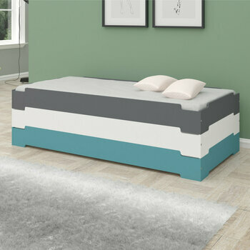 Pack lit empilable avec matelas Stack