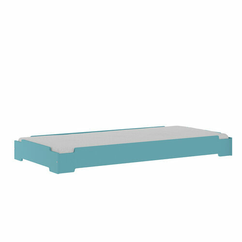 Pack lit empilable avec matelas bleu Stack 