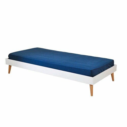 Pack lit avec pieds et matelas Doris - Blanc - Pack lit avec pieds et matelas Doris