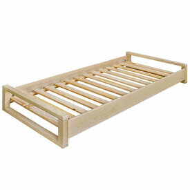 Lit empilable sans matelas Poka en Bois massif