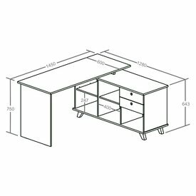 Schma Dimensionnel Bureau Marcus