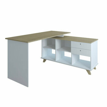 Bureau d'angle avec rangement Marcus