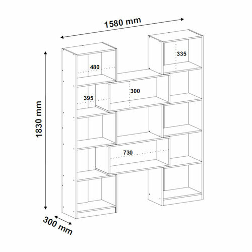 Schma dimensionnel tagre modulable Rubeus