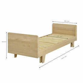 Dimensions Pack Lit gigogne avec matelas Nando - Ferm