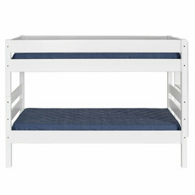 Pack lit superpos avec 2 matelas Aniba - Blanc vue face