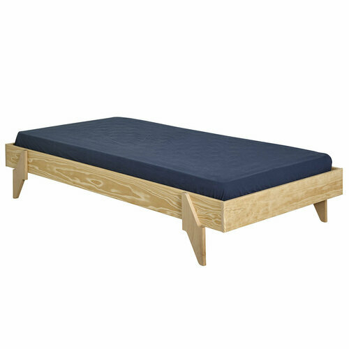 Lit empilable avec matelas Buddy Bois