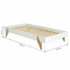 Schma dimensionnel Lit empilable Buddy