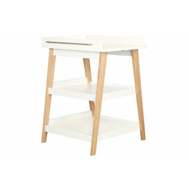 Table  langer Olympe blanc et bois