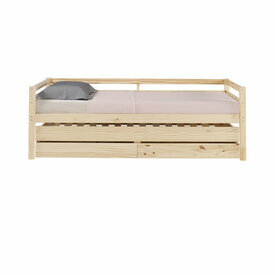 Lit banquette gigogne Alma - Bois 