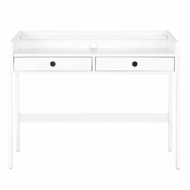 Bureau volutif Marty haut blanc - Vue face