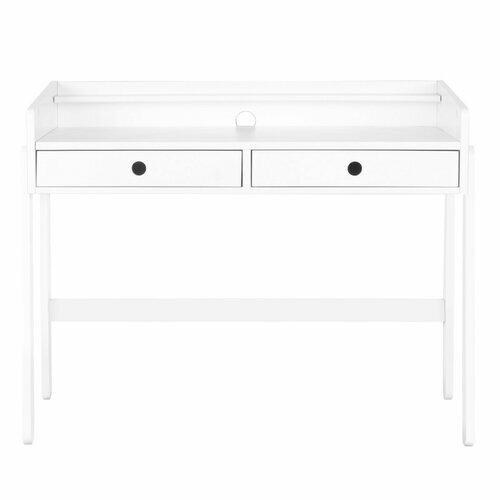 Bureau volutif Marty haut blanc - Vue face