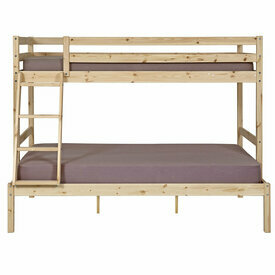 Pack lit superpos avec 2 matelas Julian - Bois vue face