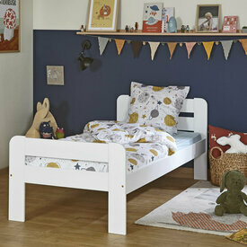 Ambiance Chambre enfant du Pack lit avec matelas Sundy blanc