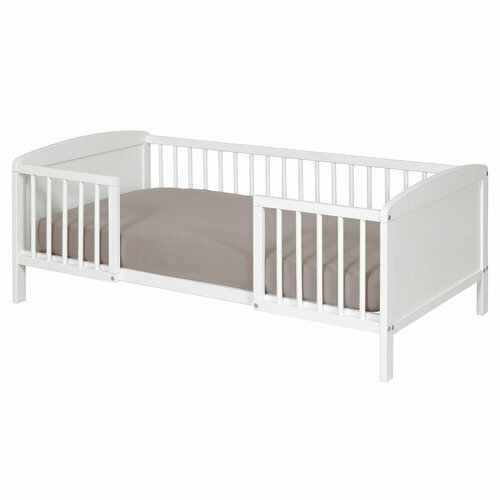 Lit bb avec barrires blanc avec matelas - Lit enfant avec barrières Peyo