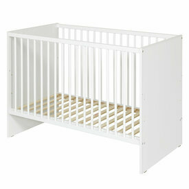 Lit bb  barreaux Pixi blanc sans matelas