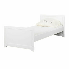 Pack lit avec matelas Mona blanc