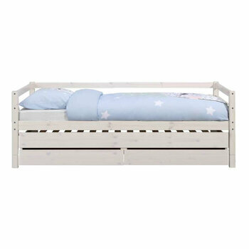 Pack lit banquette gigogne avec matelas Alma