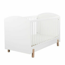 Pack lit bb avec matelas Gabby blanc