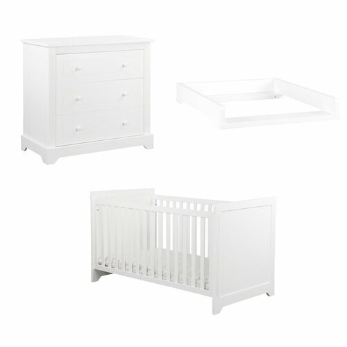 Mini-chambre bb Mona blanc - Mini chambre bébé Mona