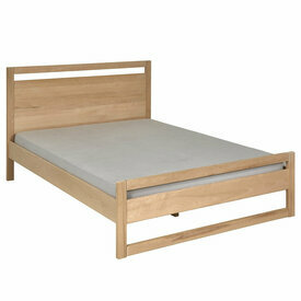 Pack lit Lio en bois massif de Htre avec matelas