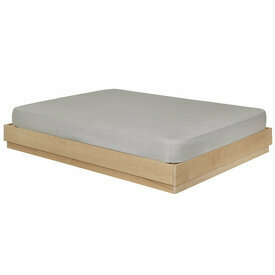 Pack lit Baya avec matelas en bois massif de Htre