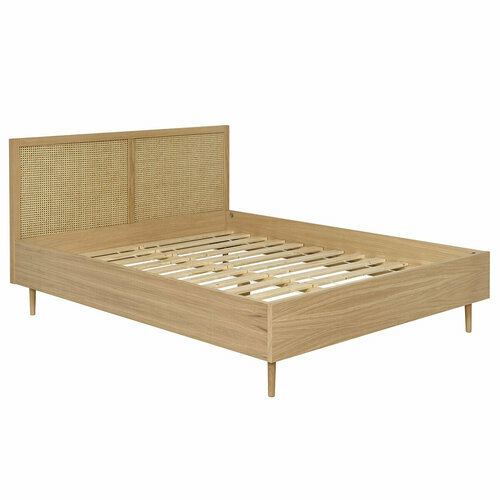Lit en cannage Stella sans matelas