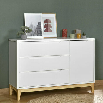 Commode 3 tiroirs 1 porte Yoona